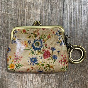 Flower patterned coin purse